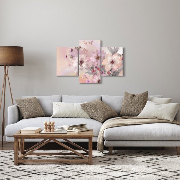 Obraz - Umelecká koláž s motýľmi (90x60 cm)