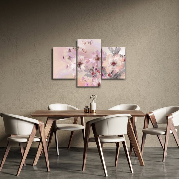 Obraz - Umelecká koláž s motýľmi (90x60 cm)