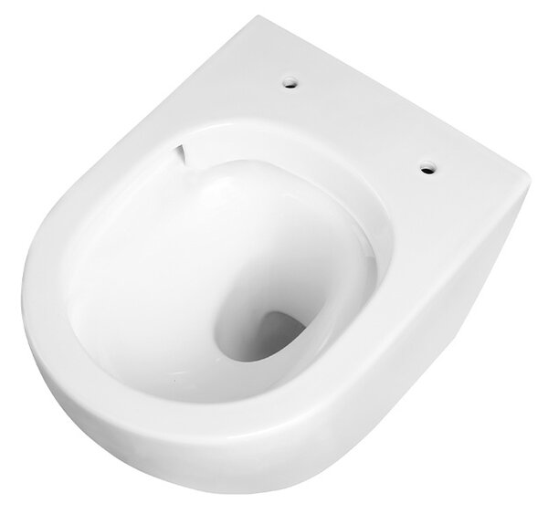BPS-koupelny Závesná WC misa so SoftClose sedadlom FLOW WH TR 03, biela