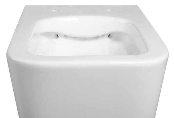 BPS-koupelny Závesná WC misa so SoftClose sedadlom RAIN WH RIM 03, biela
