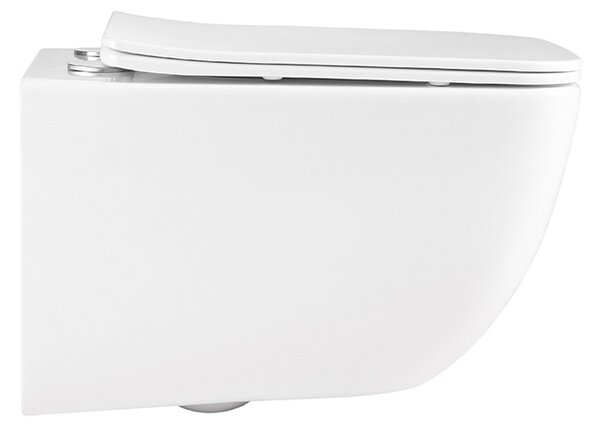 BPS-koupelny Závesná WC misa so SoftClose sedadlom YUZU WH TR 03, biela