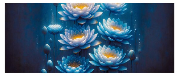 Obraz - Lekná pod hladinou (120x50 cm)