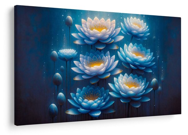 Obraz - Lekná pod hladinou (90x60 cm)