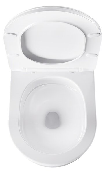BPS-koupelny Závesná WC misa so SoftClose sedadlom NERO WH 03, biela