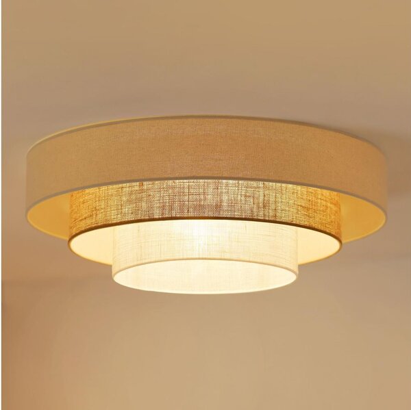 Brilagi-LED Stropné svietidlo DENVER LUNETA LED/12W/230V pr. 60 cm béžová/krémová