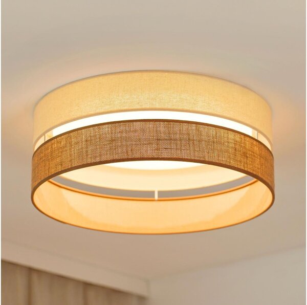 Brilagi - LED Stropné svietidlo ROYAL YUTE LED/24W/230V pr. 45 cm béžová/krémová