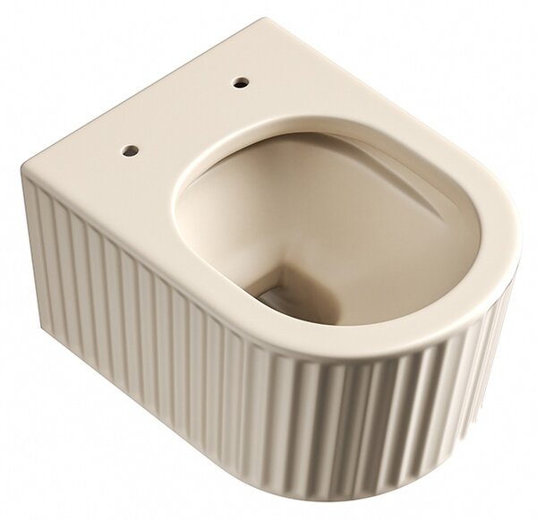 BPS-koupelny Závesná WC misa so SoftClose sedadlom LUMA CAP RIM 03, cappuccino