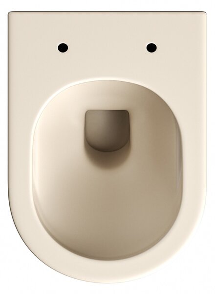 BPS-koupelny Závesná WC misa so SoftClose sedadlom LUMA CAP RIM 03, cappuccino