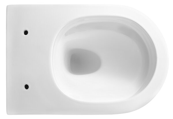 BPS-koupelny Závesná WC misa so SoftClose sedadlom MIZU WH TR 03, biela