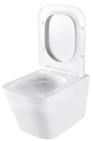 BPS-koupelny Závesná WC misa so SoftClose sedadlom AQUA WH 03, biela