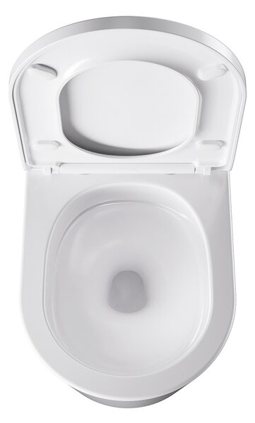 BPS-koupelny Závesná WC misa so SoftClose sedadlom ELITE WH 02, biela