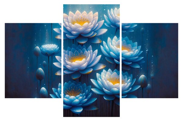 Obraz - Lekná pod hladinou (90x60 cm)