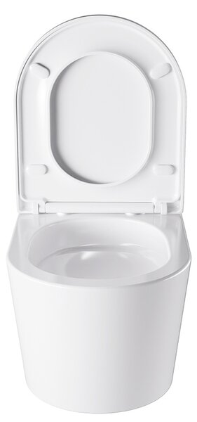 BPS-koupelny Závesná WC misa so SoftClose sedadlom ELITE WH 02, biela