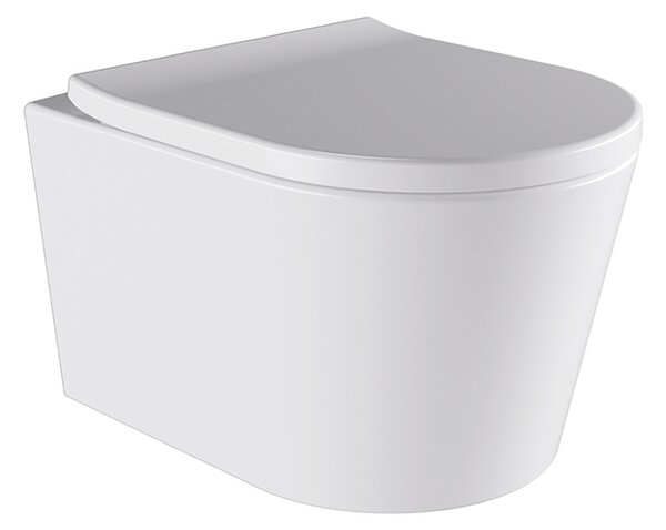 BPS-koupelny Závesná WC misa so SoftClose sedadlom ELITE WH 02, biela