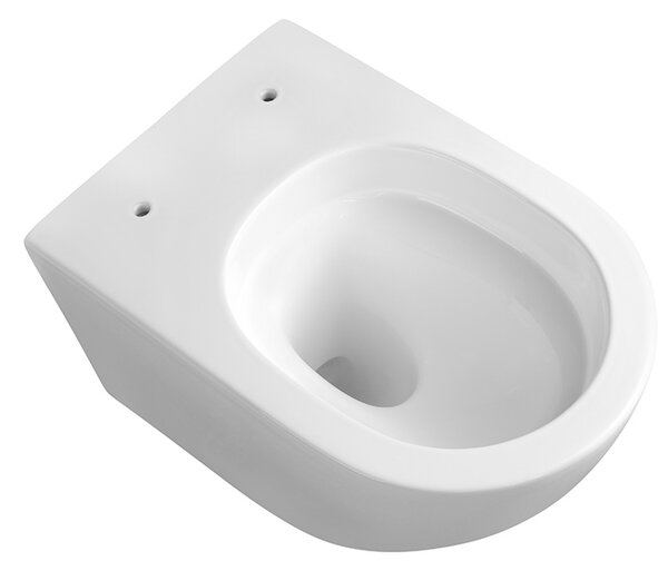 BPS-koupelny Závesná WC misa so SoftClose sedadlom MIZU WH TR 03, biela