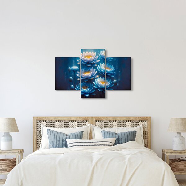Obraz - Lekná pod hladinou (90x60 cm)