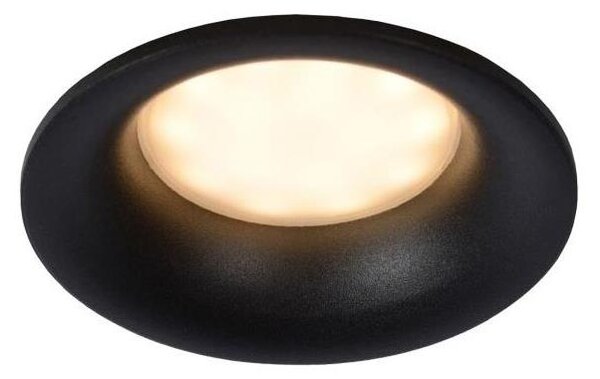Lucide09923/01/30-Kúpeľňové podhľadové svietidlo ZIVA 1xGU10/50W/230V IP44 čierna