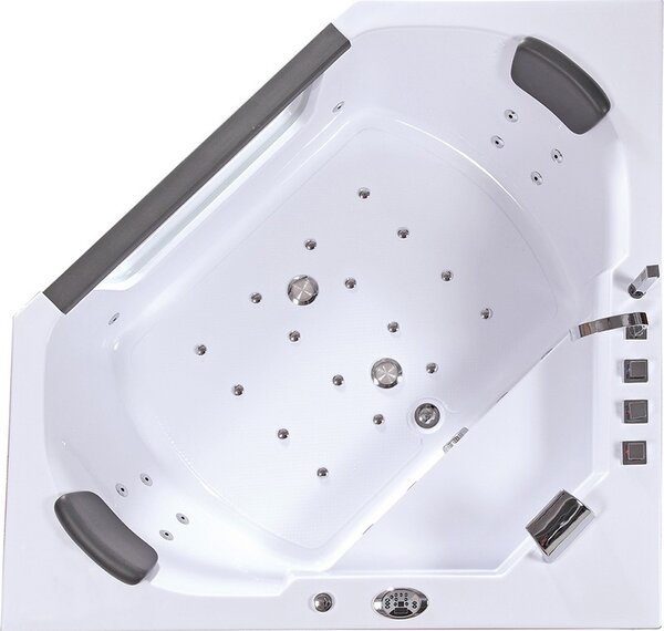 BPS-koupelny Hydromasážna vaňa VENUS 643 155x155 bez ohrevu vody