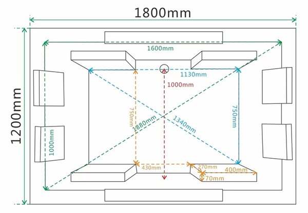 BPS-koupelny Hydromasážna vaňa KARI 942 WH 180x120 Biela s ohrevom vody
