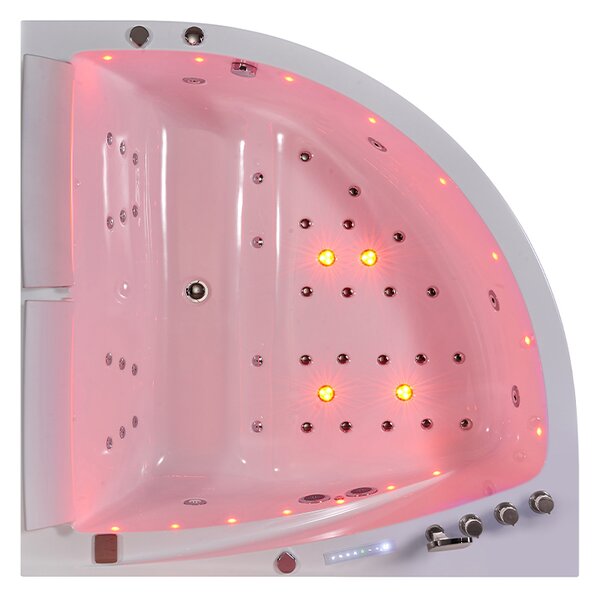 BPS-koupelny Hydromasážna vaňa INGA 150x150 s ohrevom vody