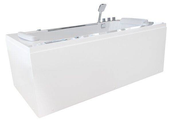 BPS-koupelny Hydromasážna vaňa MARBE 941 180x90 BIELA s ohrevom vody