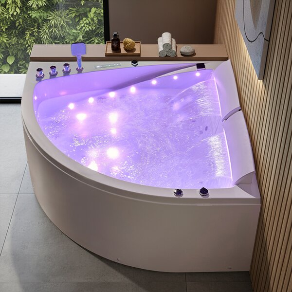 BPS-koupelny Hydromasážna vaňa INGA 150x150 s ohrevom vody