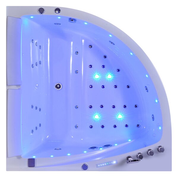 BPS-koupelny Hydromasážna vaňa INGA 150x150 s ohrevom vody