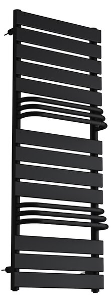 BPS-koupelny Kúpeľňový radiátor FUEGO BL 50x128 cm, čierny