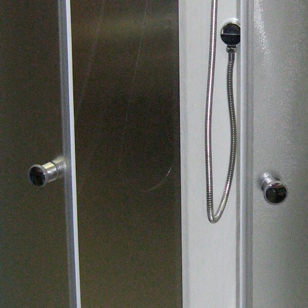 Roltechnik Outlet Sprchový box ERMONT ROTH-Variant: rozmery: 90x90 cm - (ERMONT-900 - 4000665), ROTH-Profily: profily: biela, výplň: Matné sklo