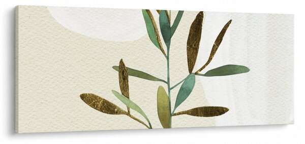 Obraz - Akvarelová vetvička N⁰2 (120x50 cm)