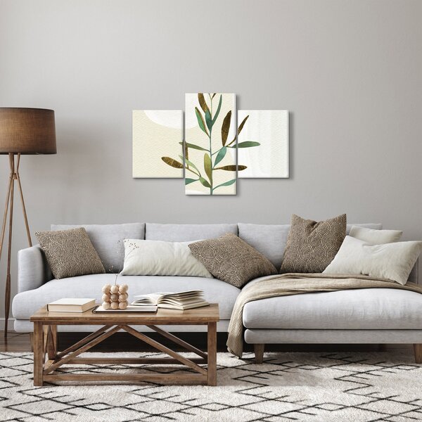Obraz - Akvarelová vetvička N⁰2 (90x60 cm)