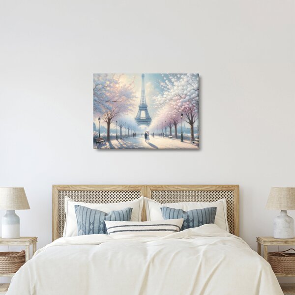 Obraz - Maľba z Paríža (70x50 cm)