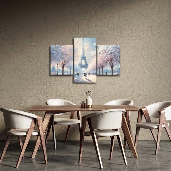 Obraz - Maľba z Paríža (90x60 cm)