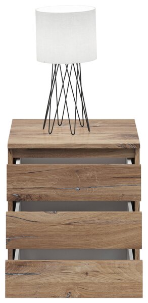 NOČNÝ STOLÍK, tmavý dub, 45/52/42 cm - Online Only spálne, Online Only