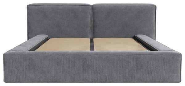 ČALÚNENÁ POSTEĽ, 180/200 cm, antracitová Boxxx - Online Only spálne, Online Only