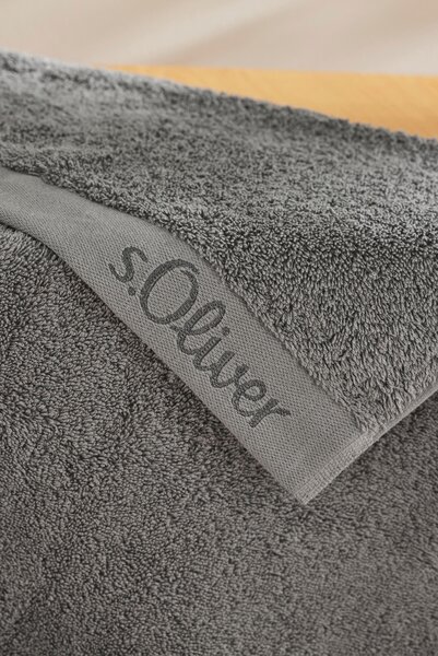 UTERÁK, 70/140 cm, sivá S. Oliver - Kúpeľňový textil