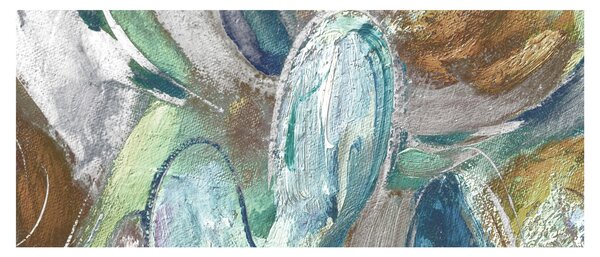 Obraz - Abstraktné maľba postavy (120x50 cm)