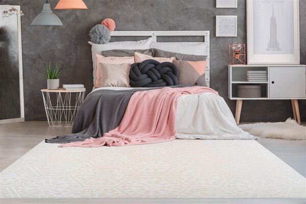 PLOCHO TKANÝ KOBEREC, 120/170 cm biela - Online Only bytové doplnky, Online Only