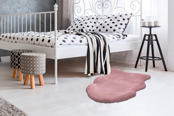 UMELÁ KOŽUŠINA, 60/90 cm, lila - Online Only bytové doplnky, Online Only