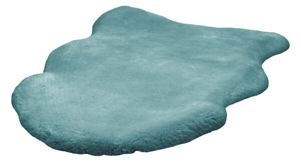 UMELÁ KOŽUŠINA, 60/90 cm, tyrkysová - Online Only bytové doplnky, Online Only