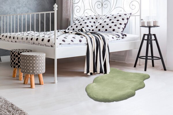 UMELÁ KOŽUŠINA, 60/90 cm, mätovozelená - Online Only bytové doplnky, Online Only
