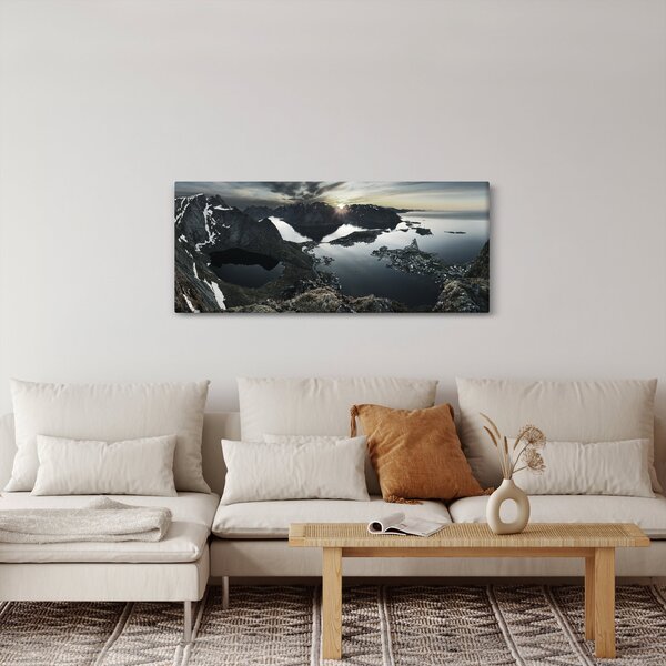 Obraz - Nórske pohorie (120x50 cm)