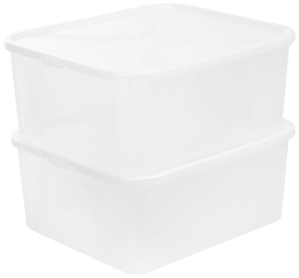 SADA ÚLOŽNÝCH BOXOV 2 ks 19 l Rotho - Úložné boxy & dekoračné boxy