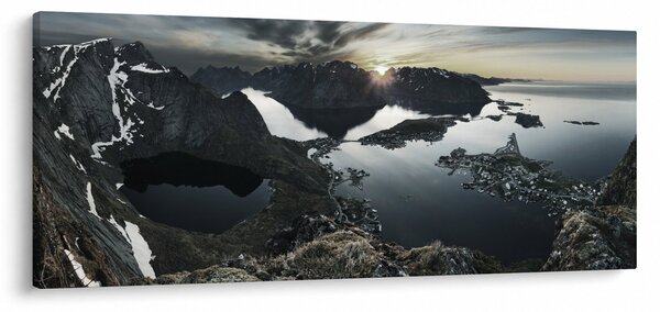 Obraz - Nórske pohorie (120x50 cm)