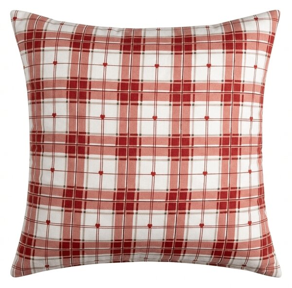 Obliečka na vankúš z mikrovlákna TARTAN HEART 45x45 cm, farebný