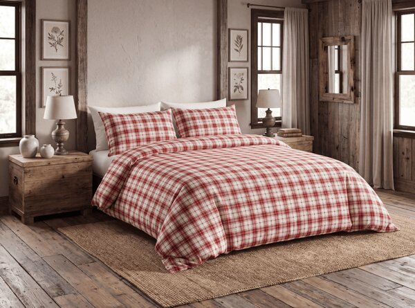 Obliečky z mikrovlákna TARTAN HEART farebné Rozmer obliečky: 70 x 90 cm | 140 x 200 cm