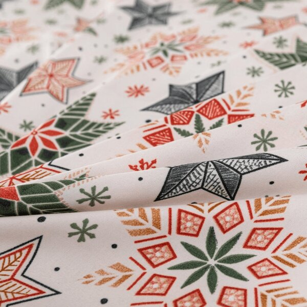 Obliečky z mikrovlákna CHRISTMAS STAR farebné Rozmer obliečky: 70 x 90 cm | 140 x 200 cm