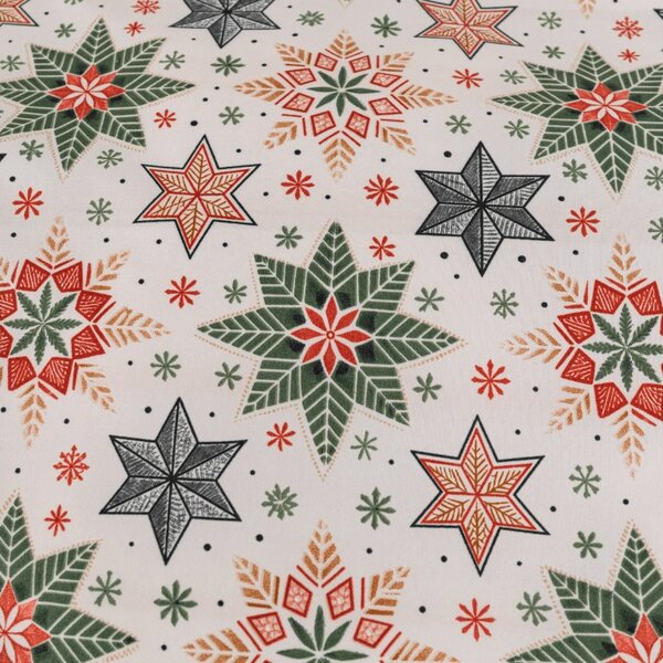 Obliečky z mikrovlákna CHRISTMAS STAR farebné Rozmer obliečky: 70 x 90 cm | 140 x 200 cm