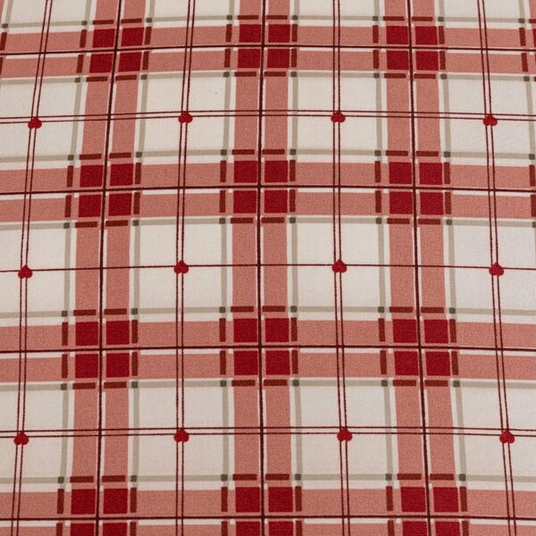 Obliečky z mikrovlákna TARTAN HEART farebné Rozmer obliečky: 70 x 90 cm | 140 x 200 cm