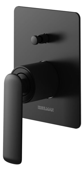 Kohlman Experience Black podomietková vaňová-sprchová batéria podomietková čierna QW210EB